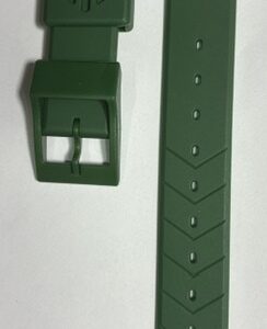TAG Heuer Classic Dark Green 18mm Rubber Strap