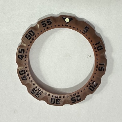 TAG Heuer Brown, Black Midsize Bezel for vintage models WA1210 - WA1219