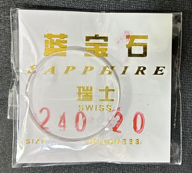 Sapphire Glass for TAG Heuer Formula 1 Series 1 Watches WA1210 - WA1219