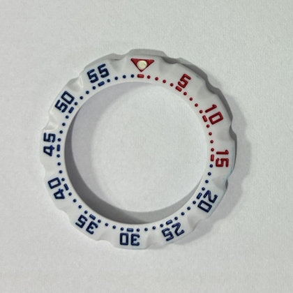 34mm White Replacement Bezel for TAG Heuer WA1210- WA1219 Watches.